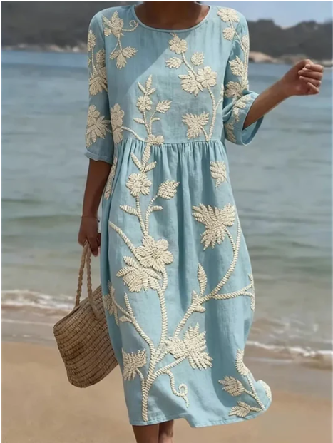 Glenda | Elegant Floral Dress