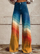 Johana | Elegant Retro Zigzag Pants