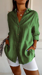 Harper | Pleated Blouse