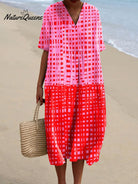 Kelli | Check Dress