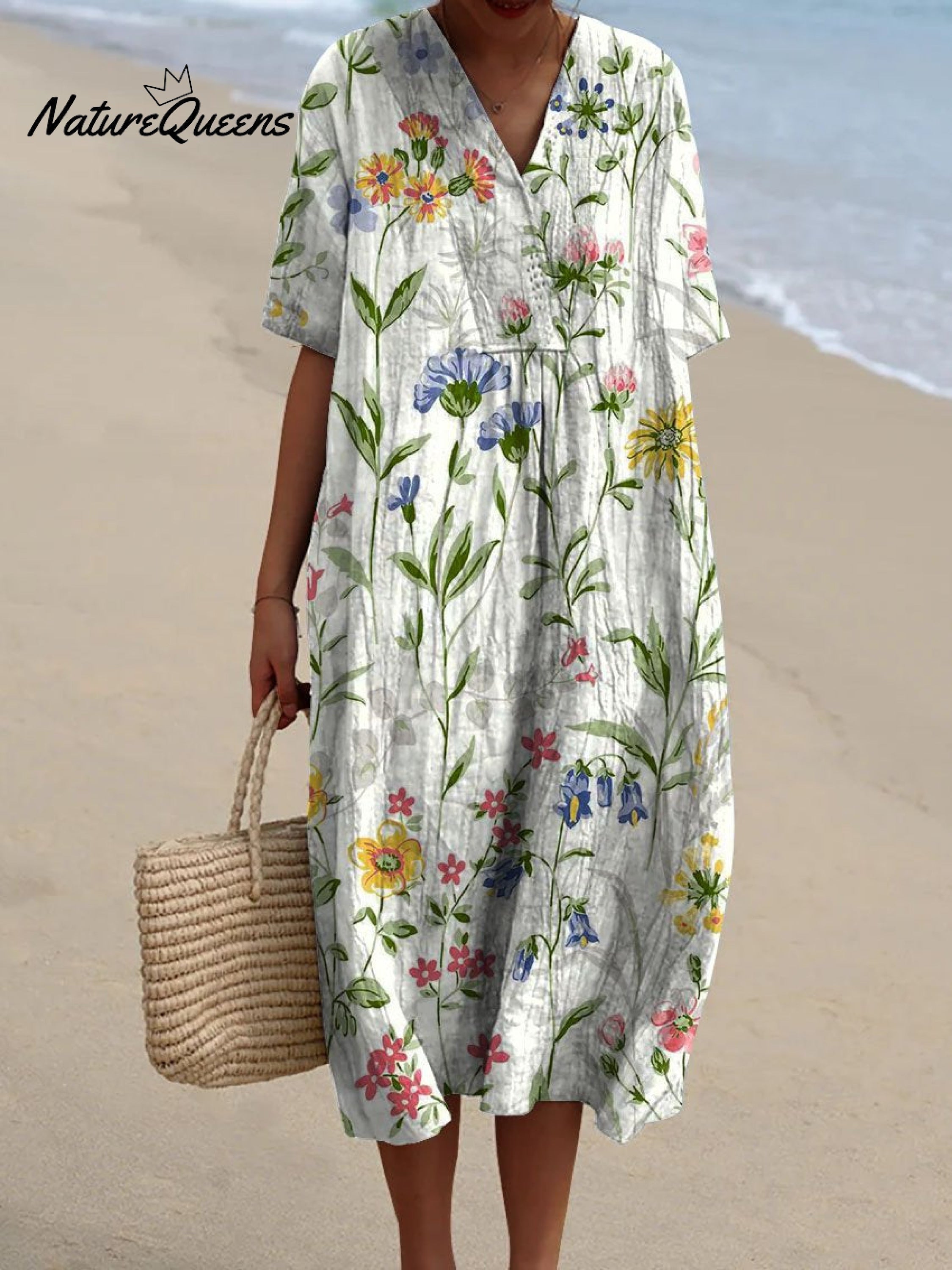 Suzie | Vintage Floral Casual Flowing Dress