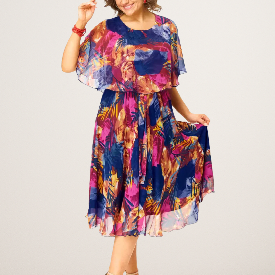 Maureen | Plus Size Chiffon Dress