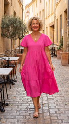 Jeannie | Neck Loose Dress