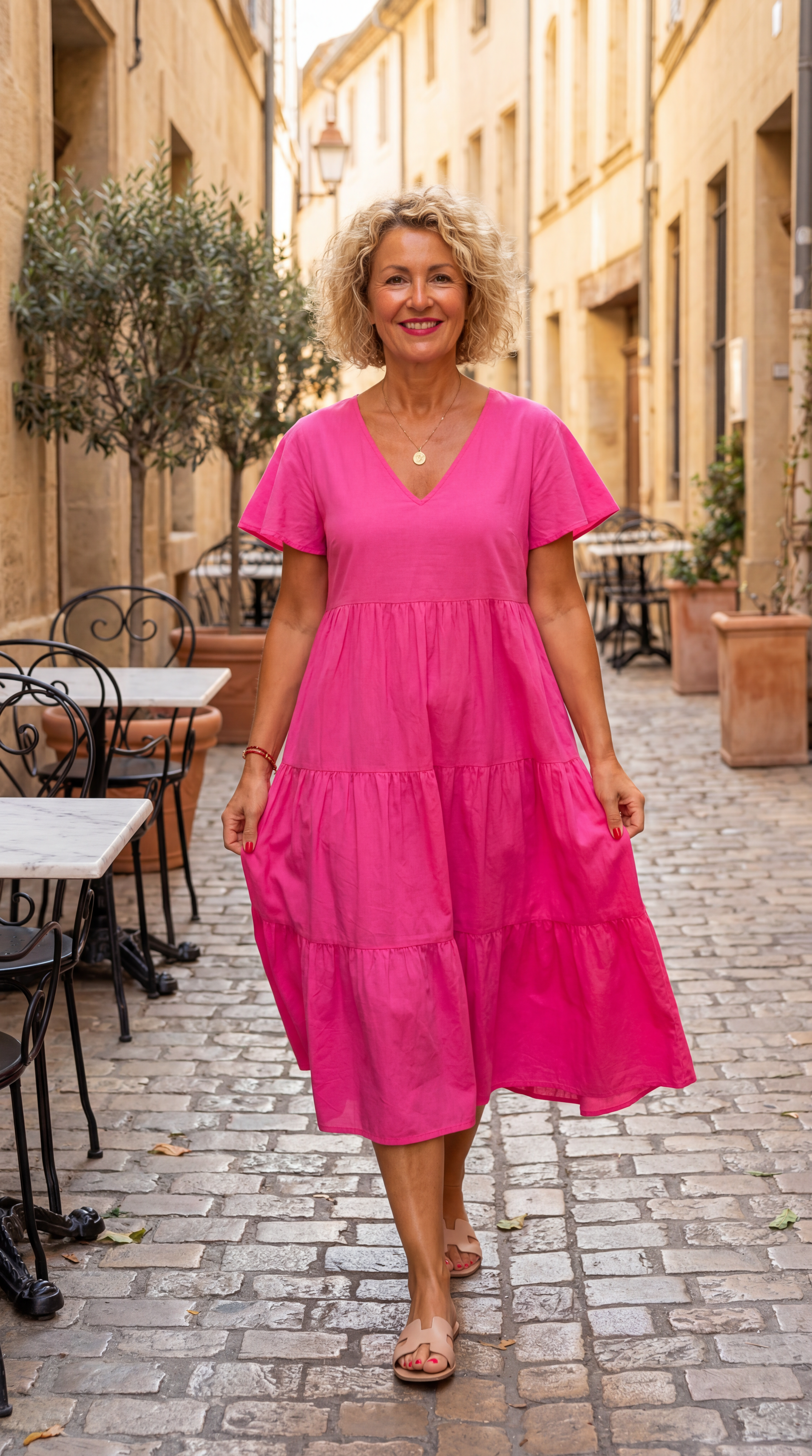 Jeannie | Neck Loose Dress