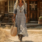 Tere | Vintage-Inspired Long Sleeve Casual Dress
