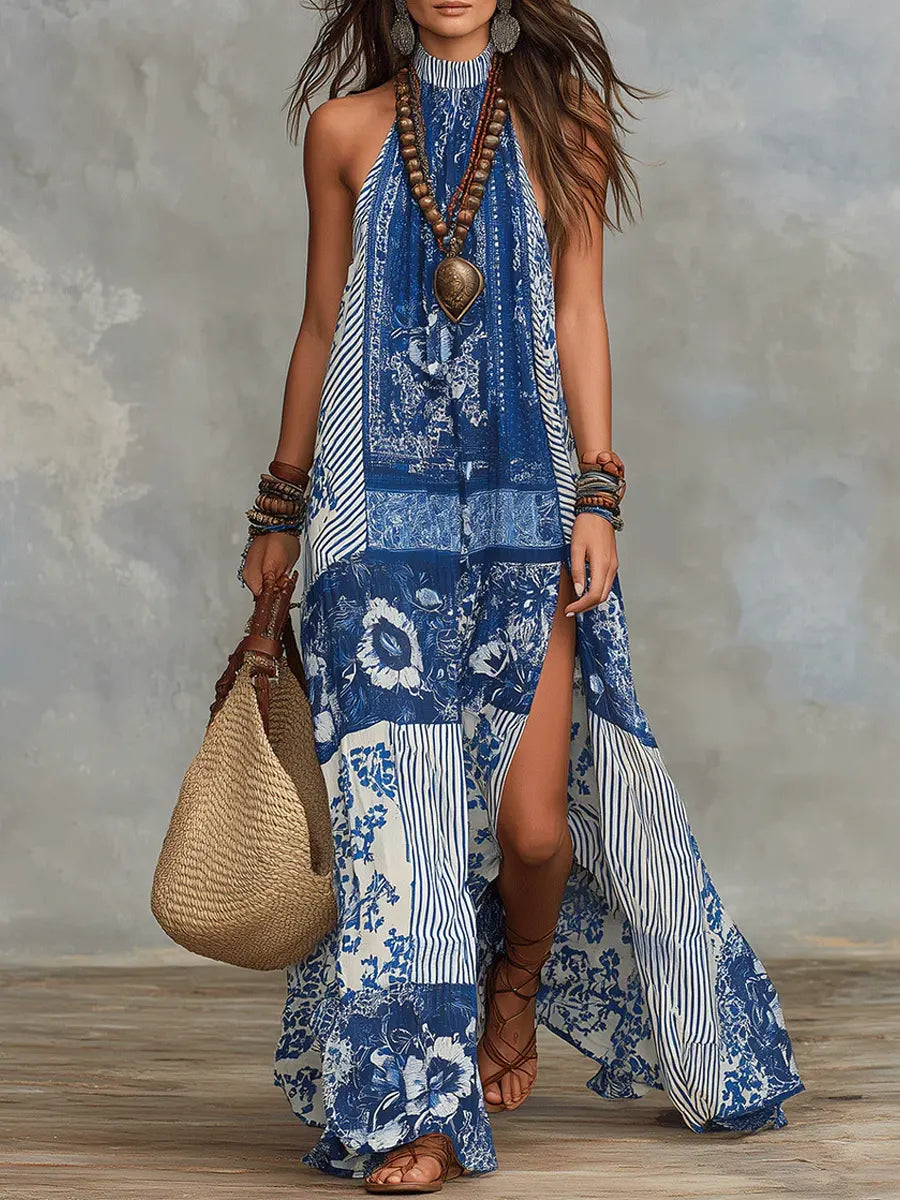 Tami | Patchwork Maxi Dress