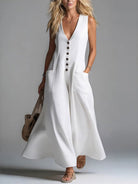 Elvira | Button Flow Maxi Dress