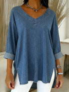 Jazmin | Relaxed V-Neck Top