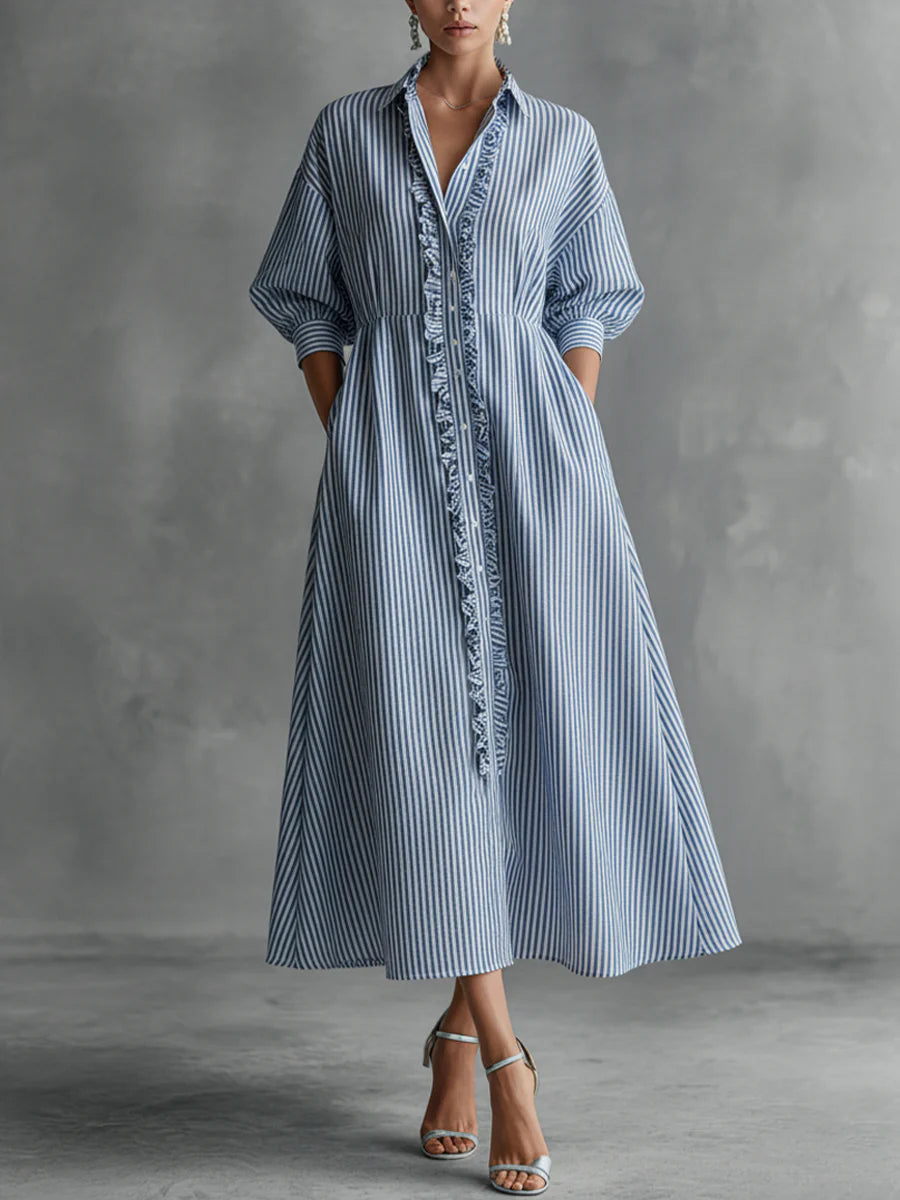 Araceli | Stripe Maxi Dress