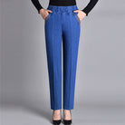 Alba | Women's Jeans with Side Pockets and Elastic Waist