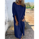 Ashley | Linen Dress + Pants - Comfortable Two-Piece Set