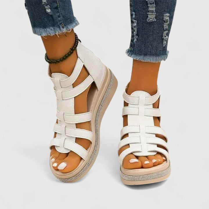 Mirna | Orthopedic Strass Sandals