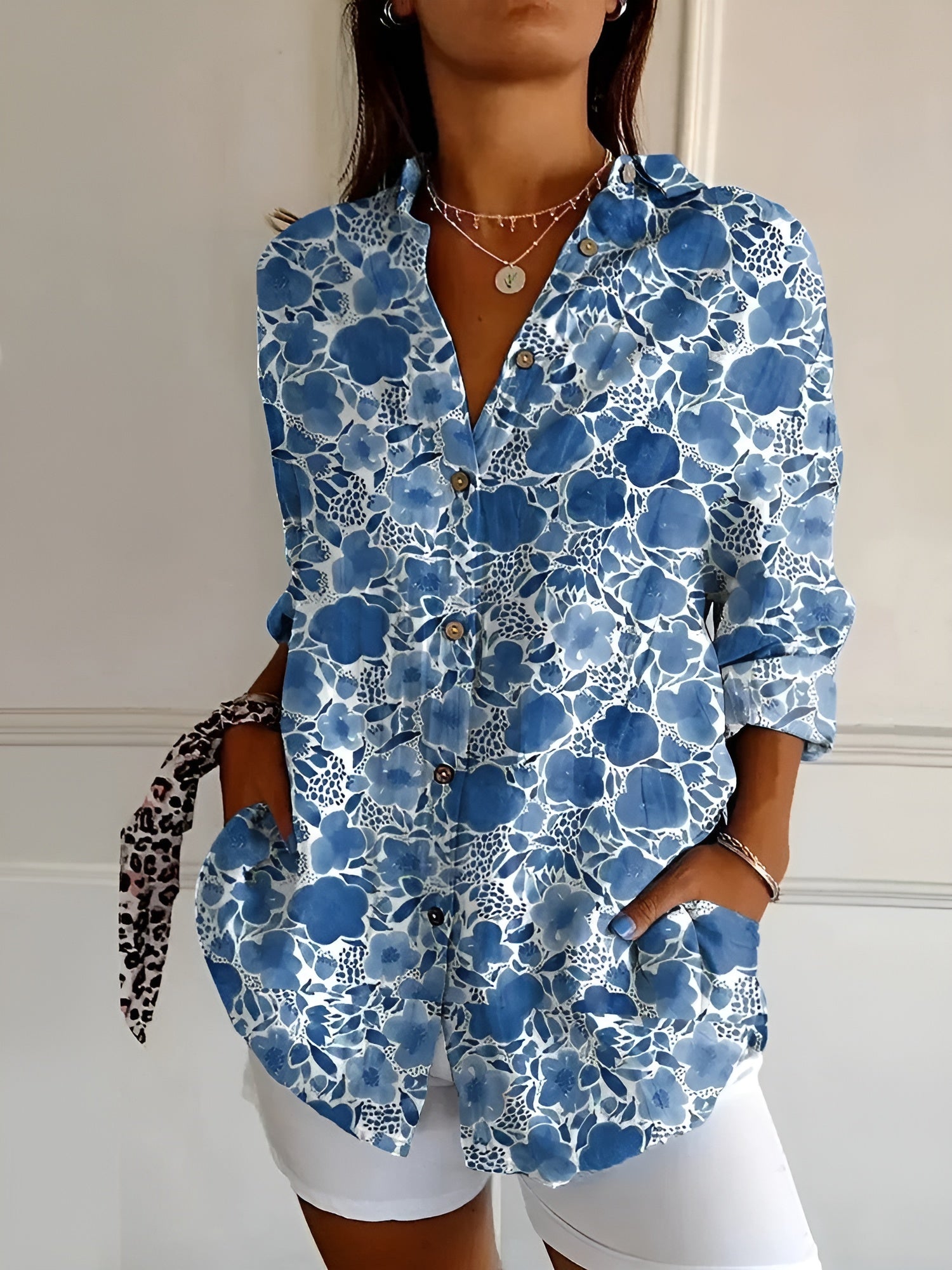 Cassie | Chic Blouse with Whimsical Prints