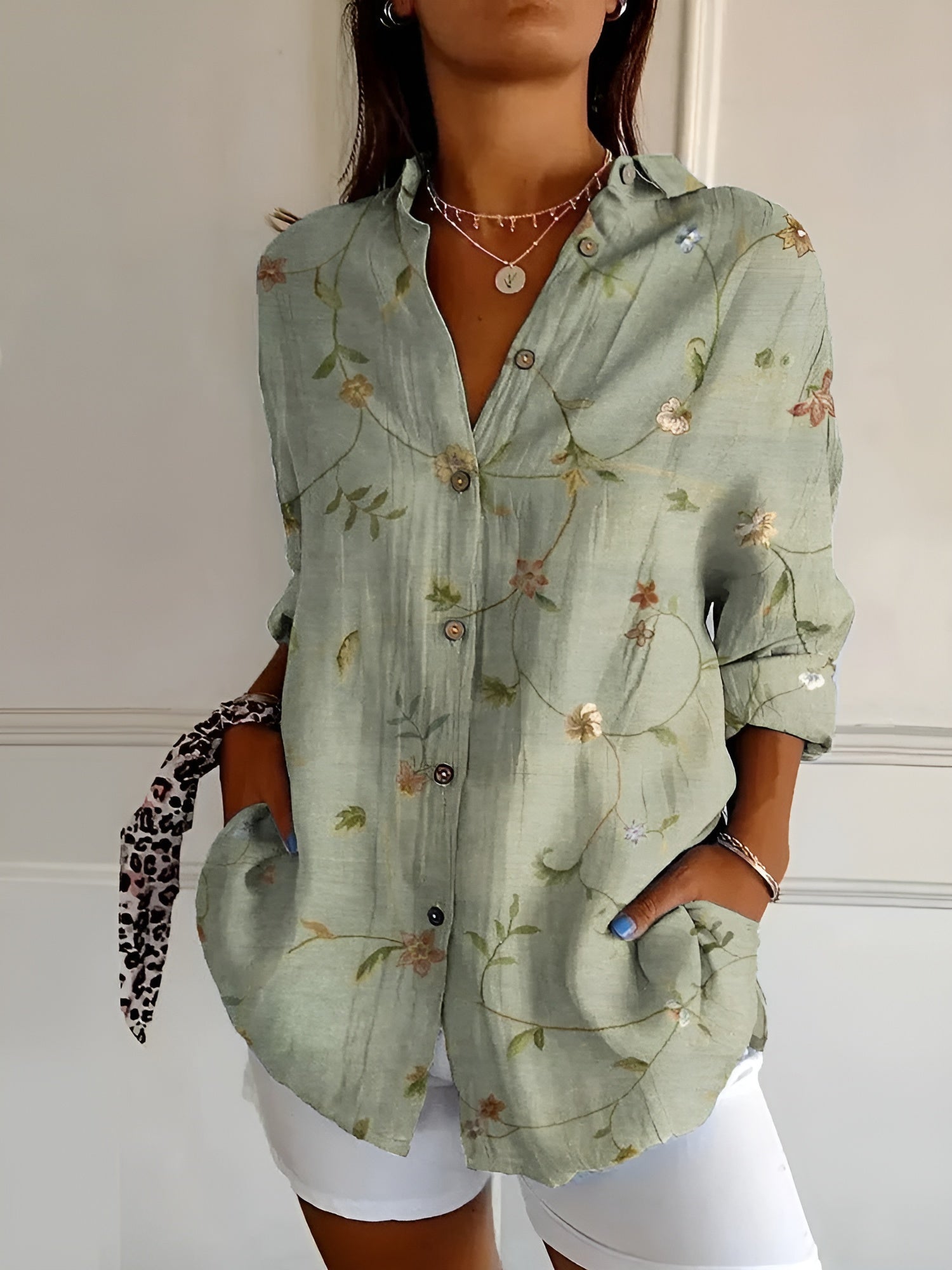 Lena | Floral Summer Blouse