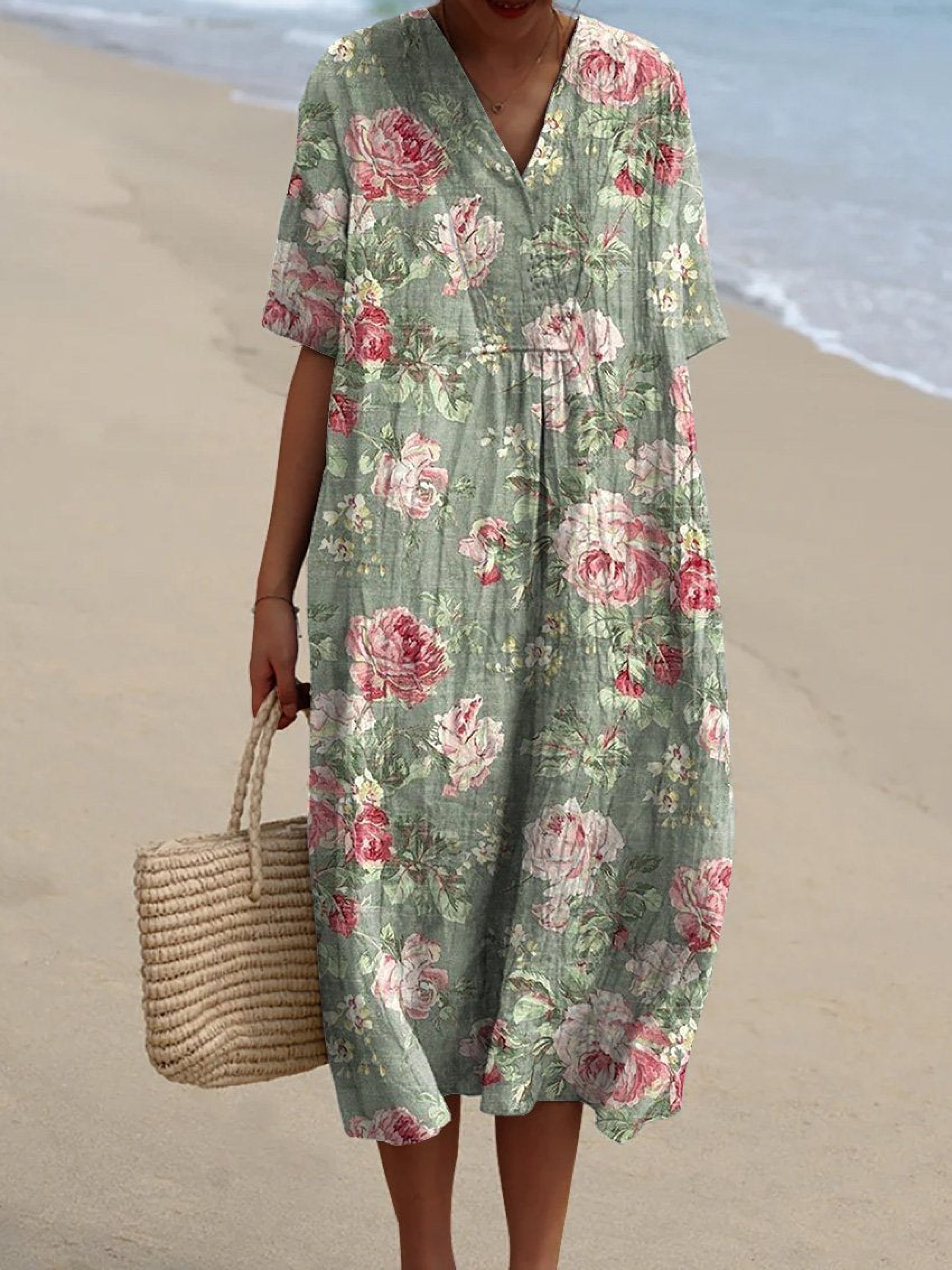 Cary | Vintage Floral Dress