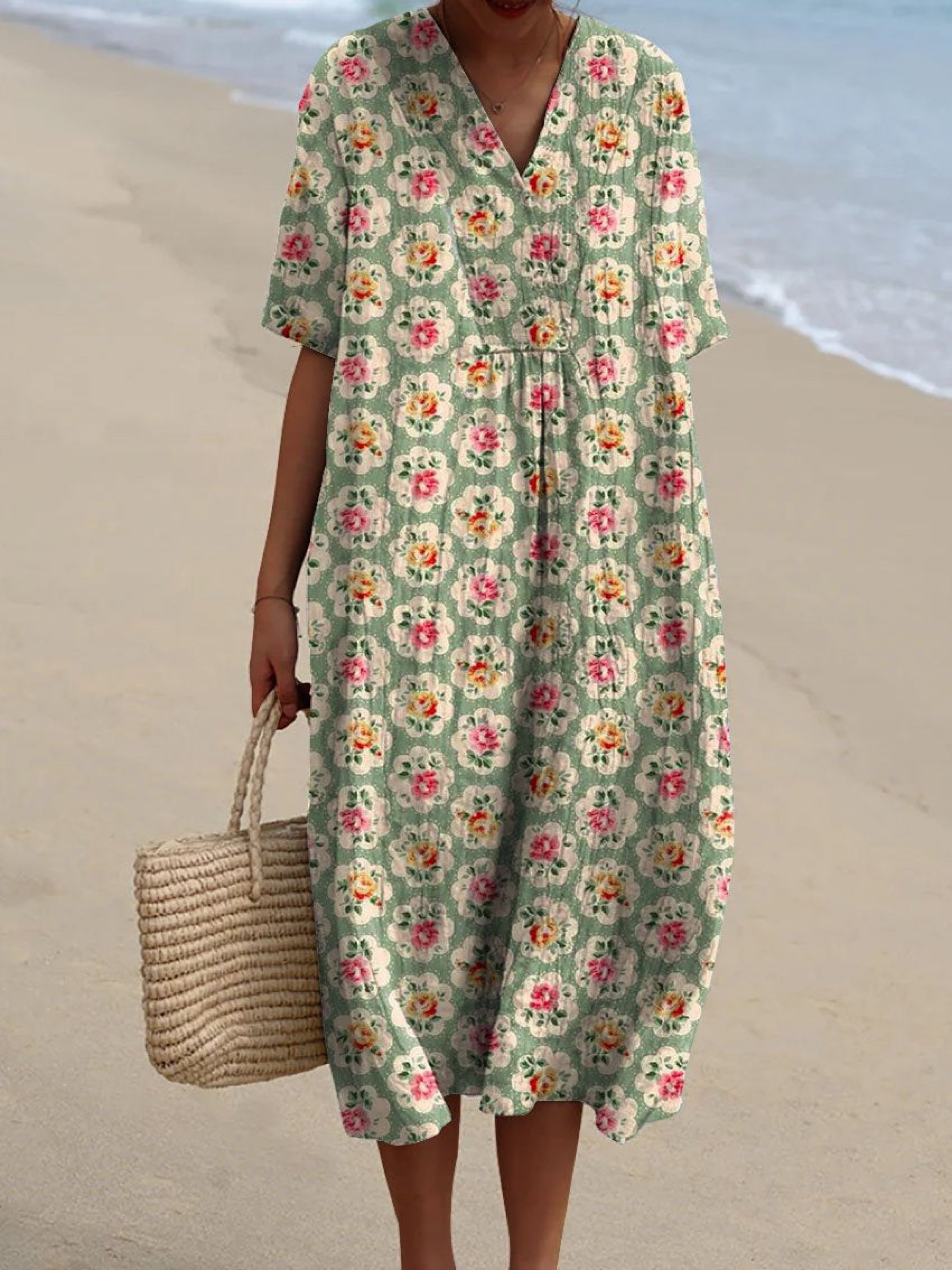 Alejandra | Vintage Floral Dress