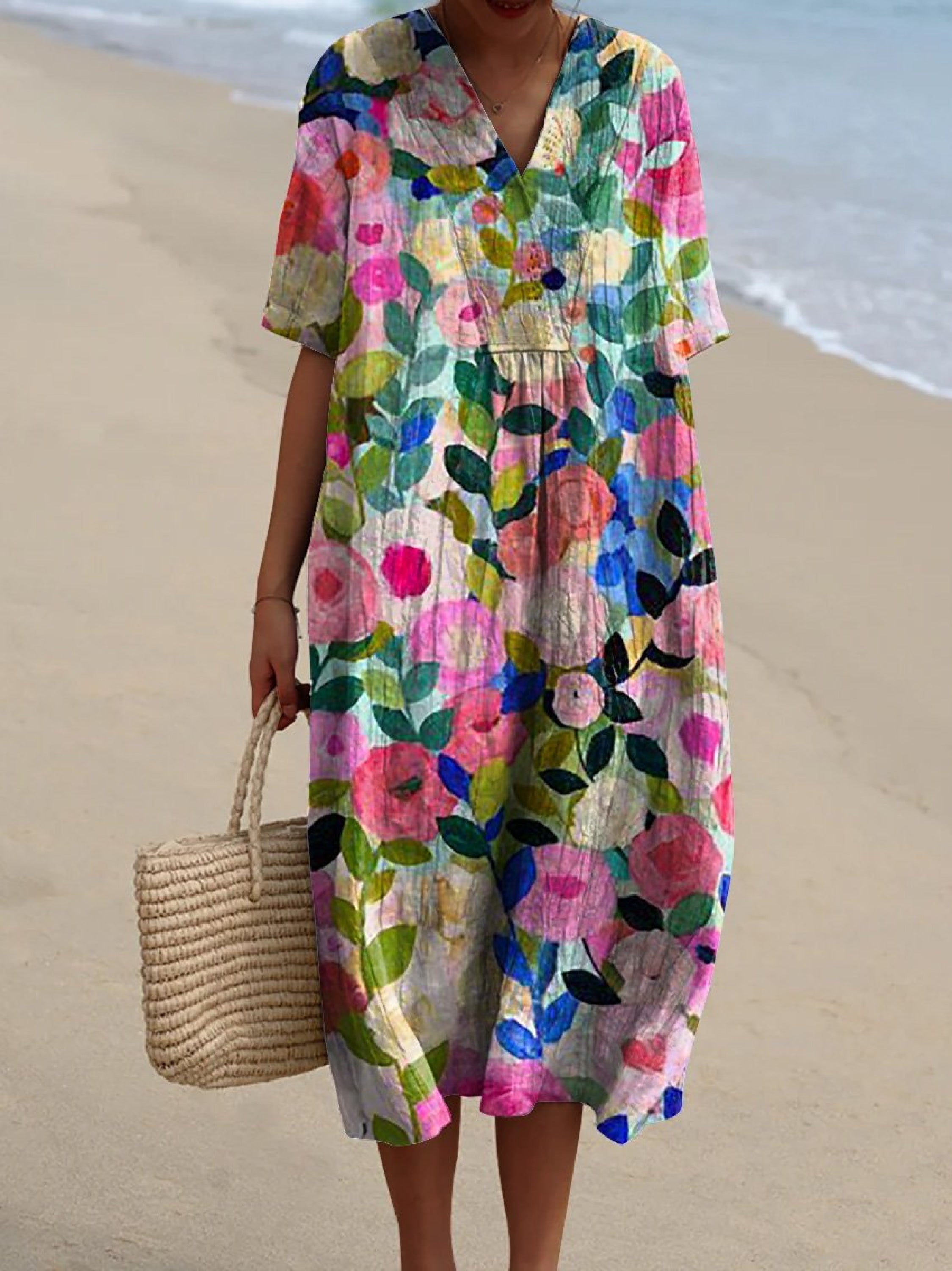 Sandy | Vintage Flower Dress